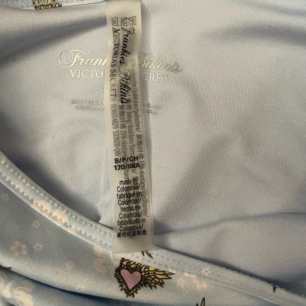 NWOT FRANKIES BIKINIS Estella Bikini Bottom- baby blue - Picture 4 of 7